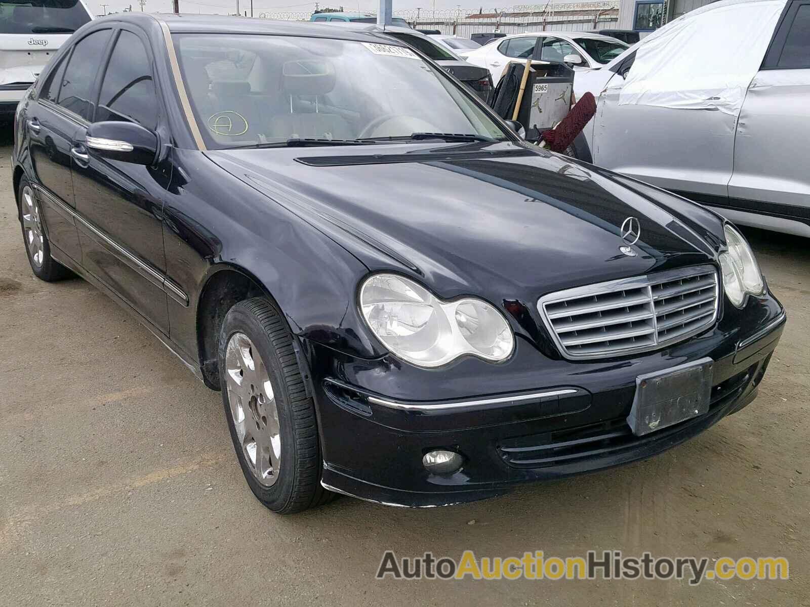 2006 MERCEDES-BENZ C 350, WDBRF56H96F761257