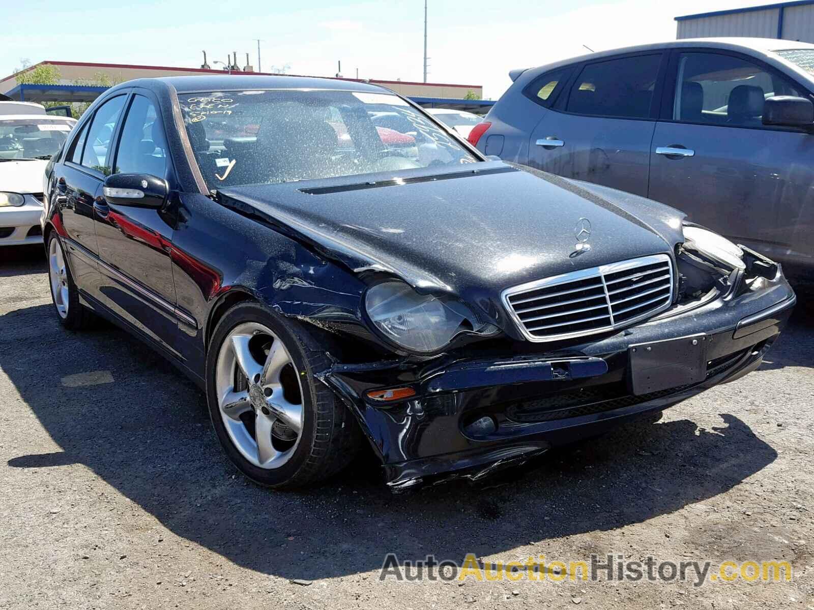 2004 MERCEDES-BENZ C 230K SPORT SEDAN, WDBRF40J44F498839