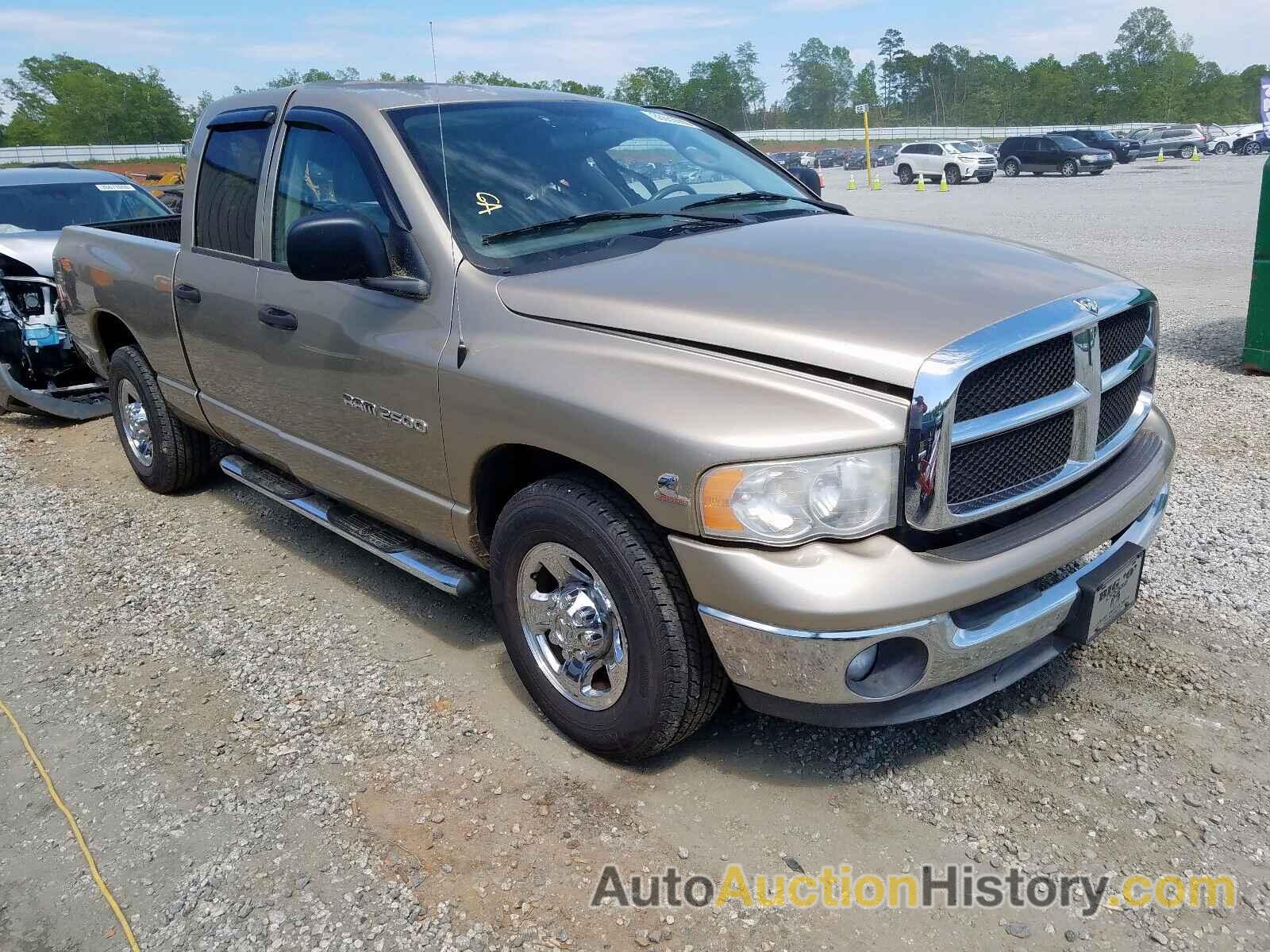 2004 DODGE RAM 2500 S ST, 3D7KA28C54G240586