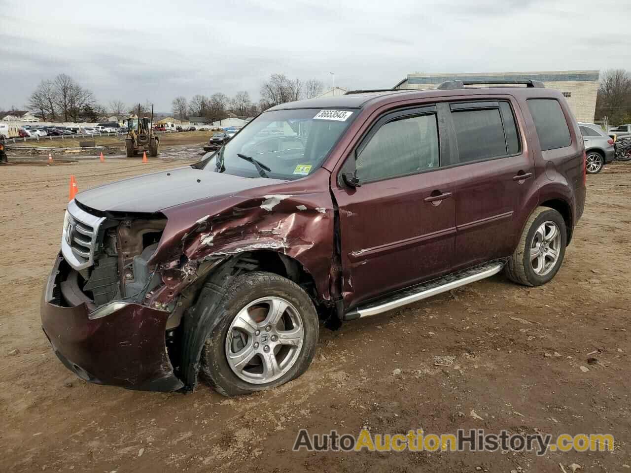 2012 HONDA PILOT EXL, 5FNYF4H58CB026635