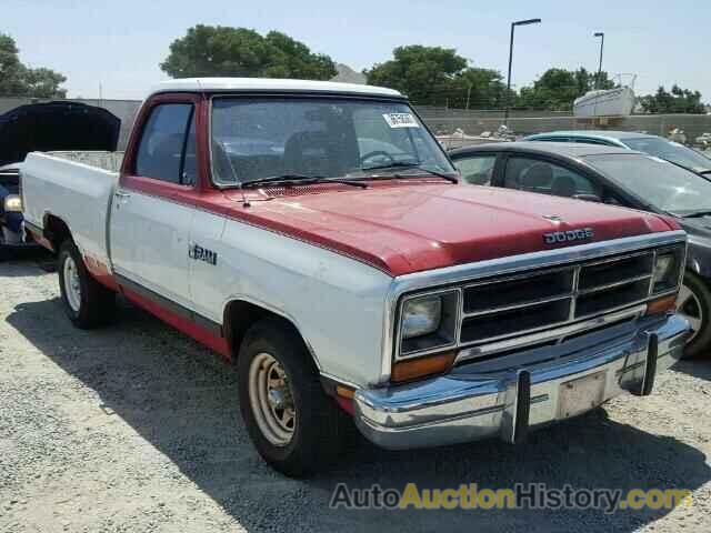 1987 DODGE D-150, 1B7HD14T1HS339125