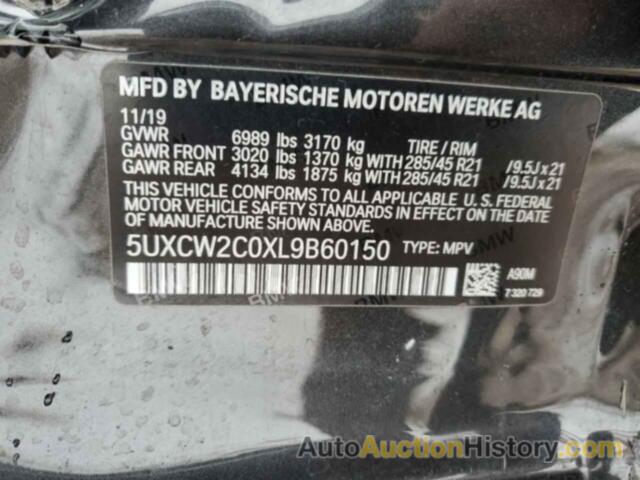 BMW X7 XDRIVE40I, 5UXCW2C0XL9B60150