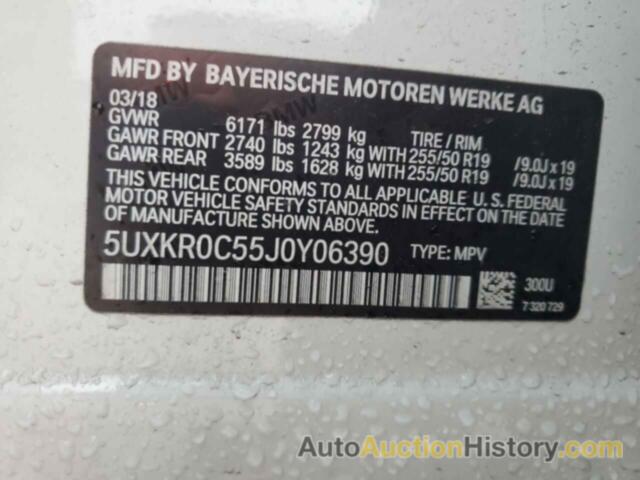 BMW X5 XDRIVE35I, 5UXKR0C55J0Y06390