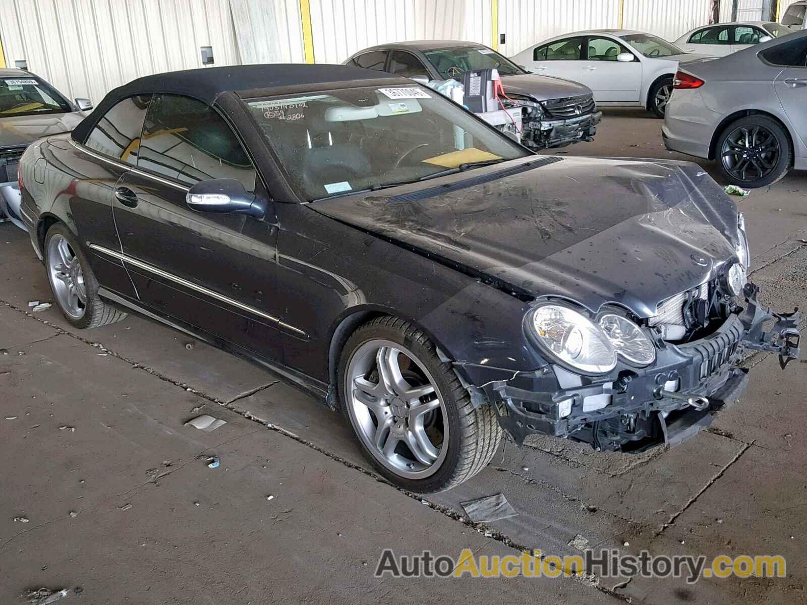 2008 MERCEDES-BENZ CLK 550, WDBTK72F48T092806