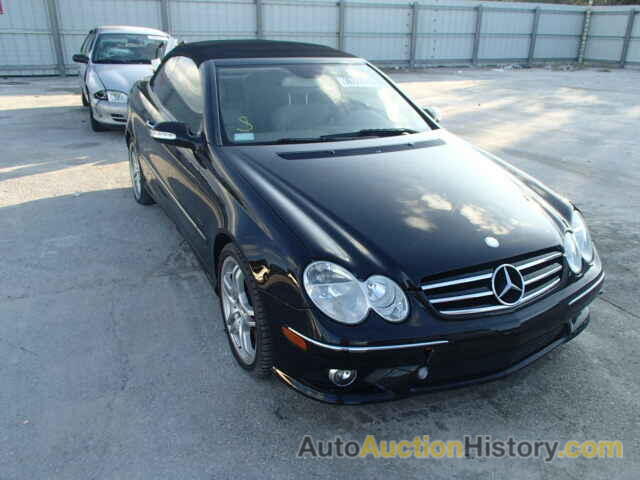 2009 MERCEDES-BENZ CLK550, WDBTK72F89T101010