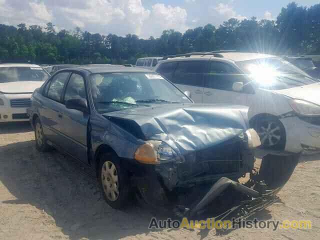 2000 HONDA CIVIC BASE BASE, 2HGEJ6610YH544075