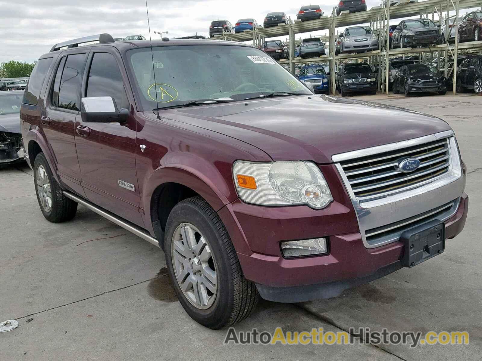 2007 FORD EXPLORER LIMITED, 1FMEU75807UA97104