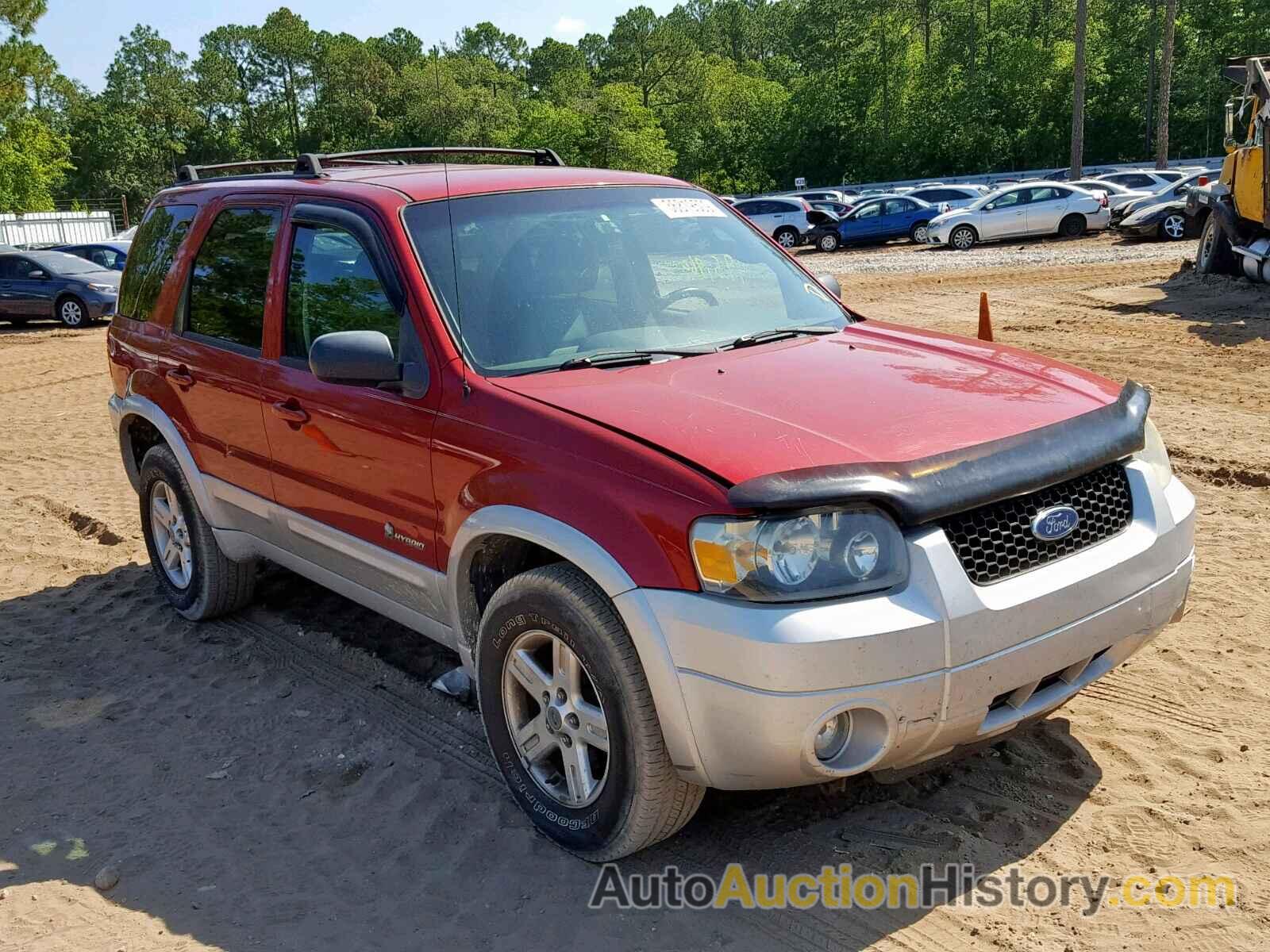 2006 FORD ESCAPE HEV, 1FMYU95HX6KD20056