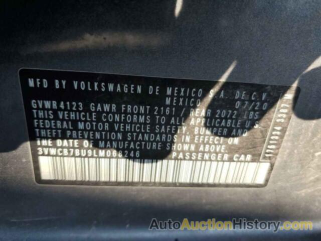 VOLKSWAGEN JETTA S, 3VWCB7BU9LM068246