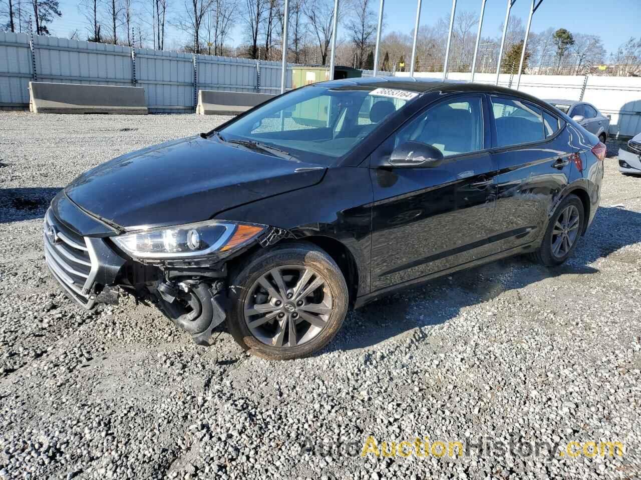 HYUNDAI ELANTRA SEL, 5NPD84LF3JH269678