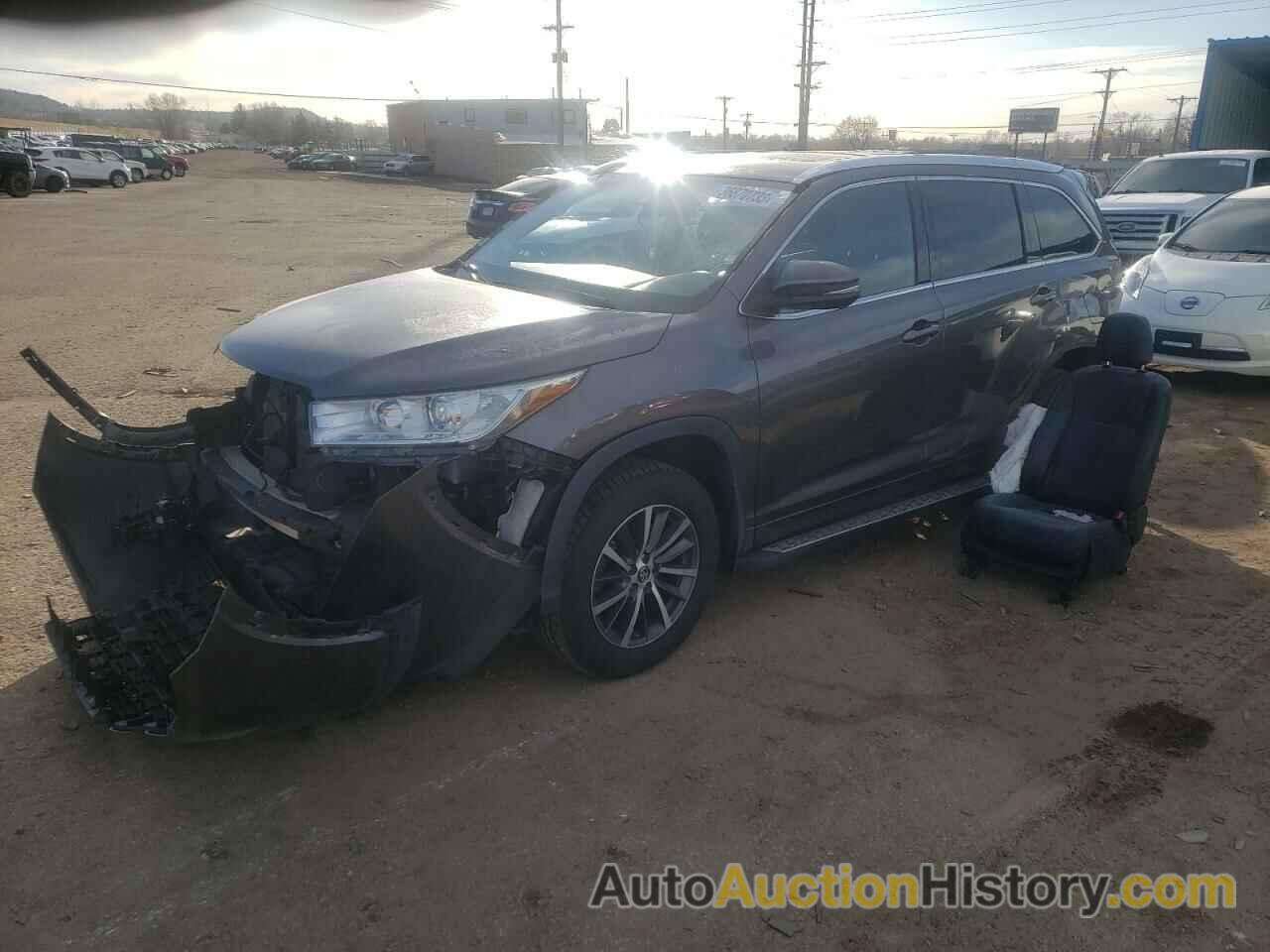 2018 TOYOTA HIGHLANDER SE, 5TDKZRFH0JS539507