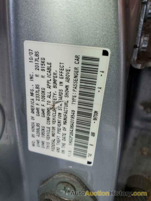 HONDA ACCORD LXP, 1HGCP26438A019549