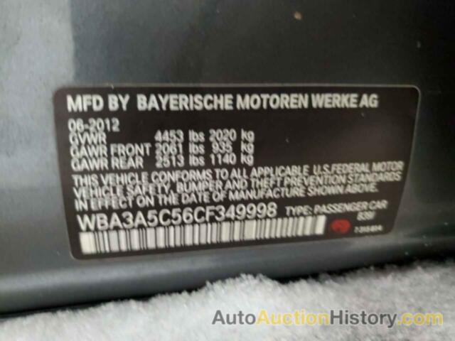 BMW 3 SERIES I, WBA3A5C56CF349998