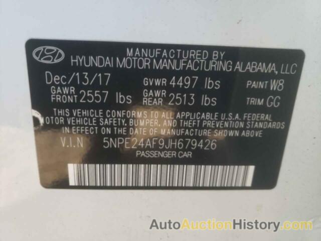 HYUNDAI SONATA SE, 5NPE24AF9JH679426