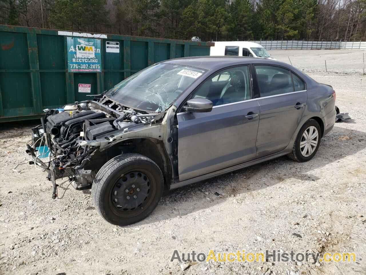 2017 VOLKSWAGEN JETTA S, 3VW2B7AJ0HM408524