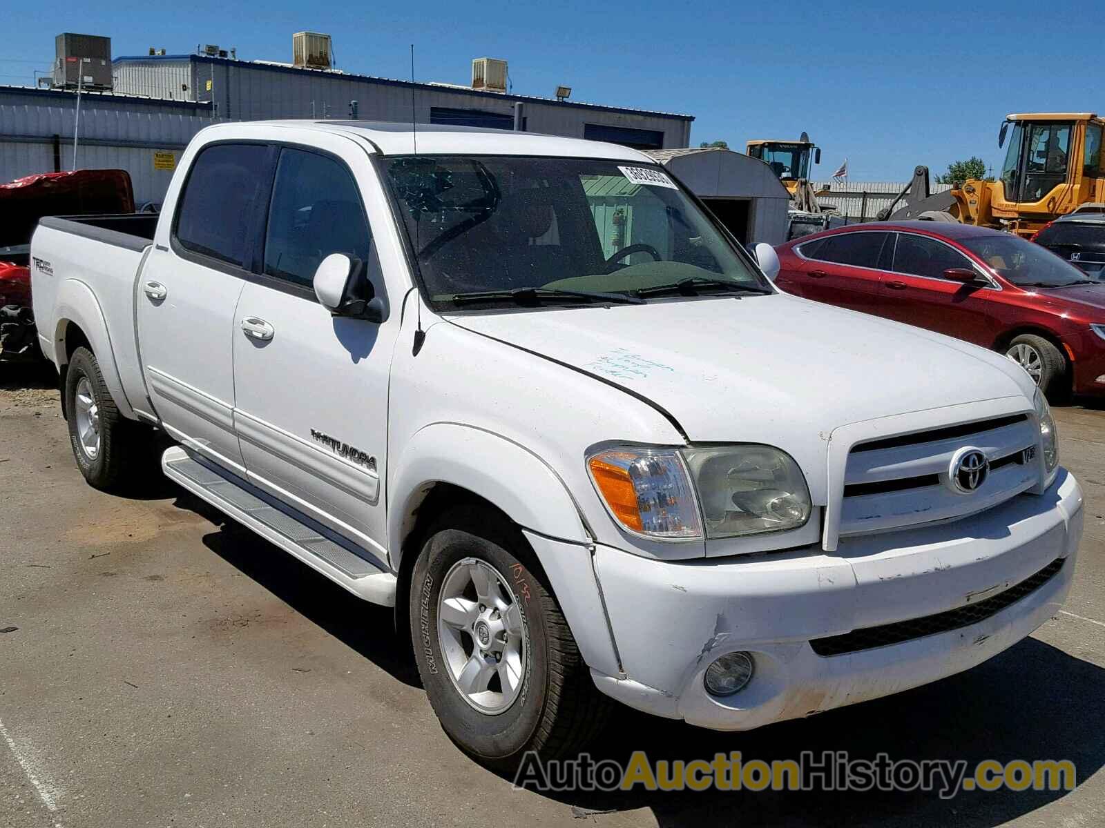 2005 TOYOTA TUNDRA DOUBLE CAB LIMITED, 5TBET38165S492932