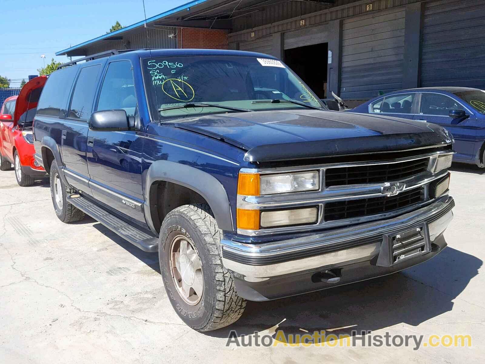 1999 CHEVROLET SUBURBAN K1500, 3GNFK16R4XG232629