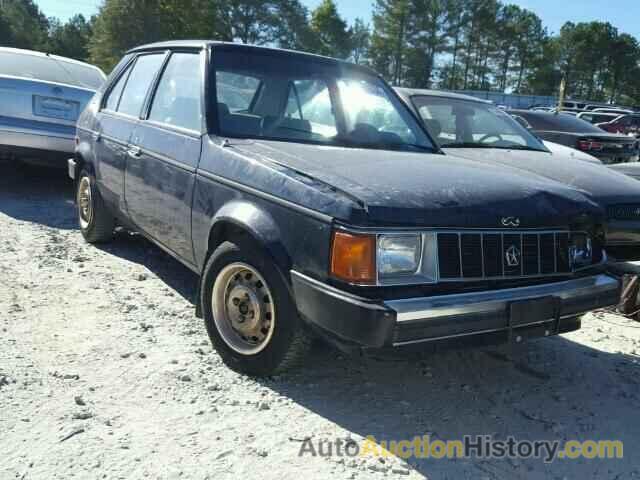 1984 PLYMOUTH HORIZON, 1P3BM18C2ED188781