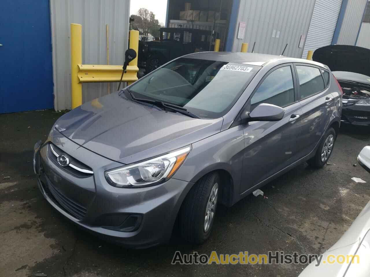 2015 HYUNDAI ACCENT GS, KMHCT5AE1FU202600