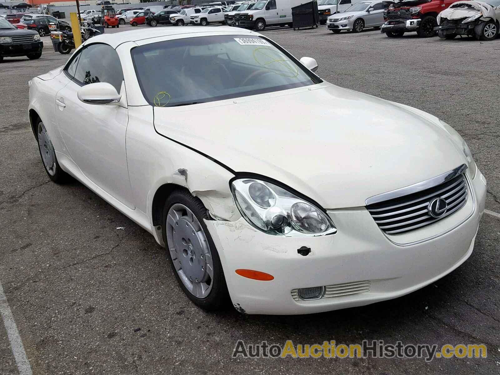 2002 LEXUS SC 430, JTHFN48Y020034132