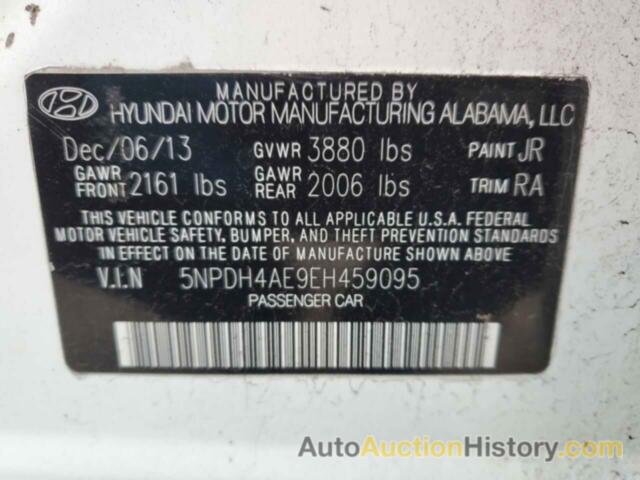 HYUNDAI ELANTRA SE, 5NPDH4AE9EH459095