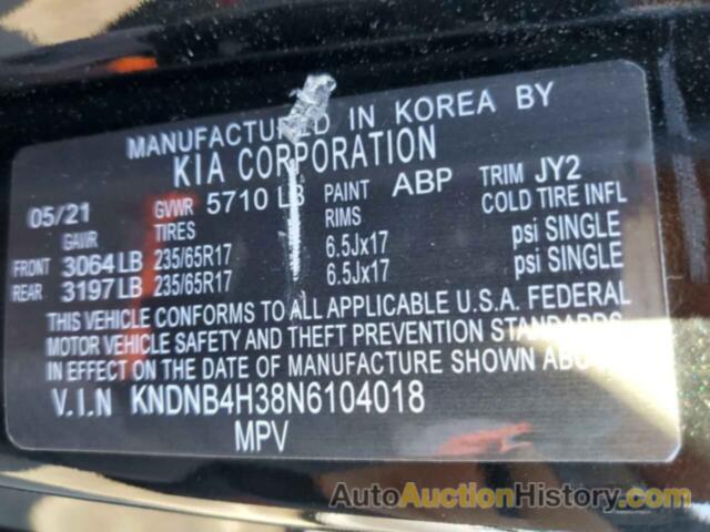 KIA CARNIVAL L LX, KNDNB4H38N6104018