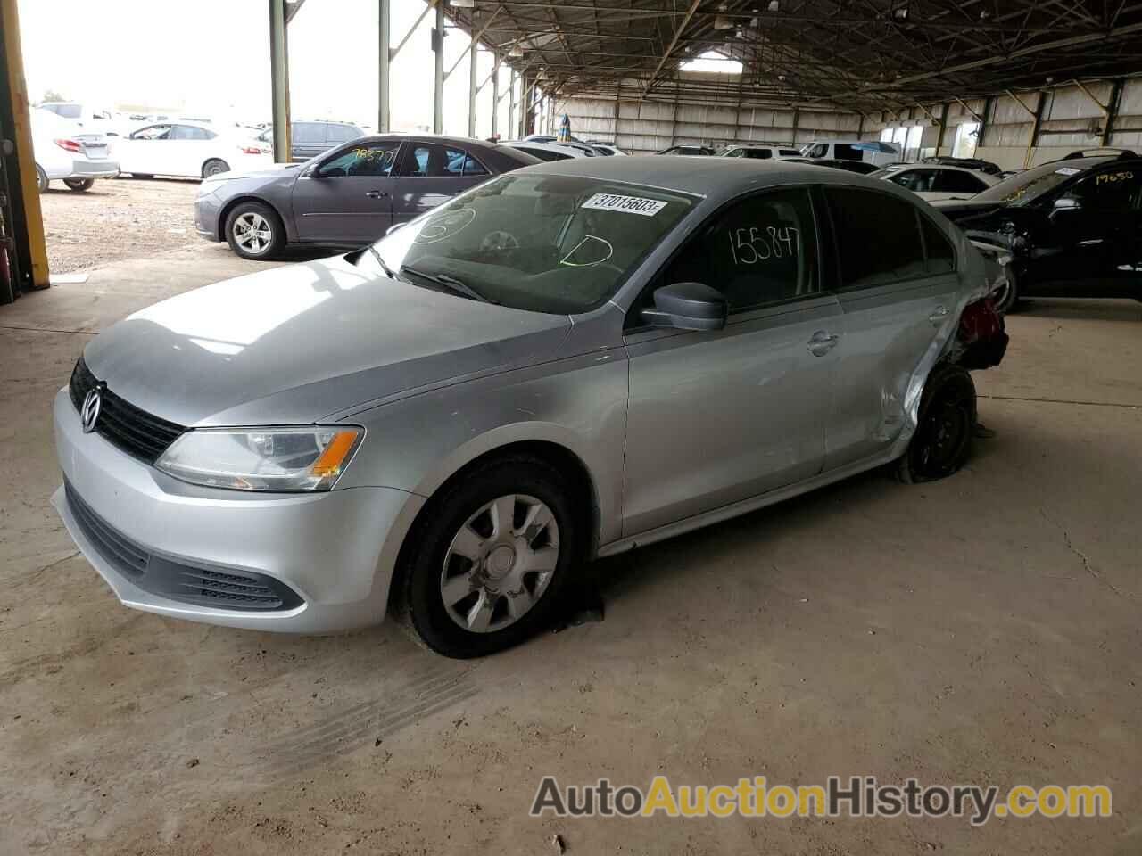 2012 VOLKSWAGEN JETTA BASE, 3VW2K7AJ6CM468316