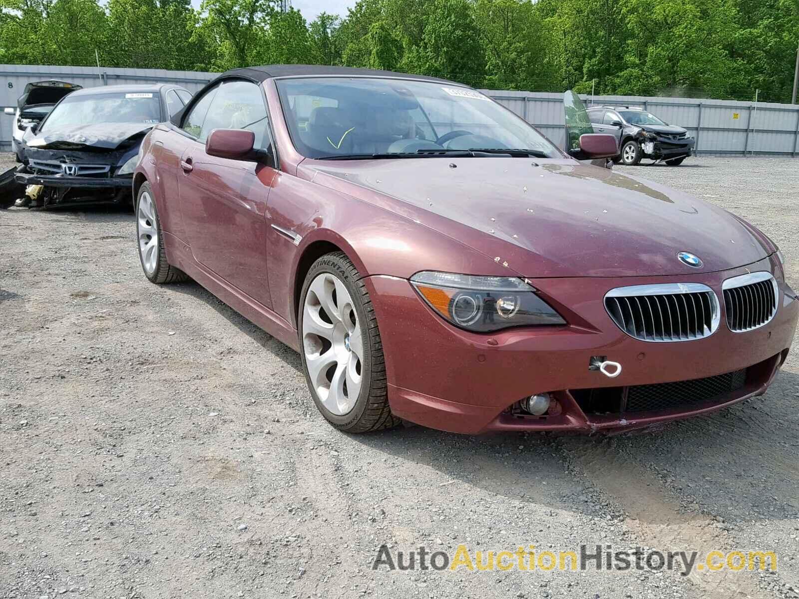 2005 BMW 645 CI AUTOMATIC, WBAEK73435B324317