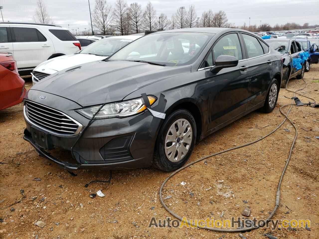 2019 FORD FUSION S, 3FA6P0G70KR283615