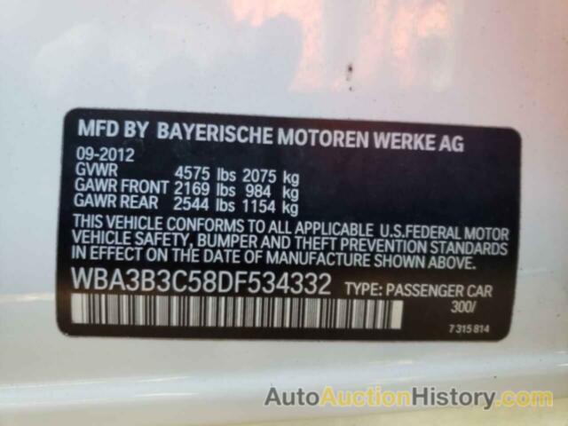 BMW 3 SERIES XI, WBA3B3C58DF534332