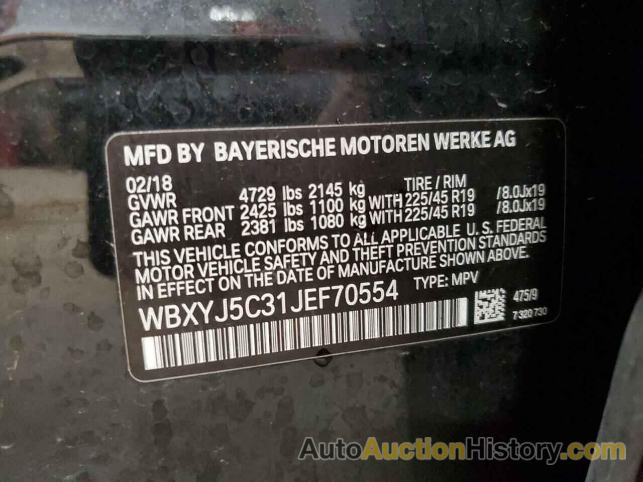 BMW X2 XDRIVE28I, WBXYJ5C31JEF70554