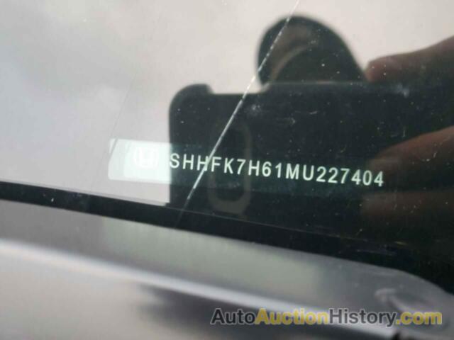 HONDA CIVIC EX, SHHFK7H61MU227404