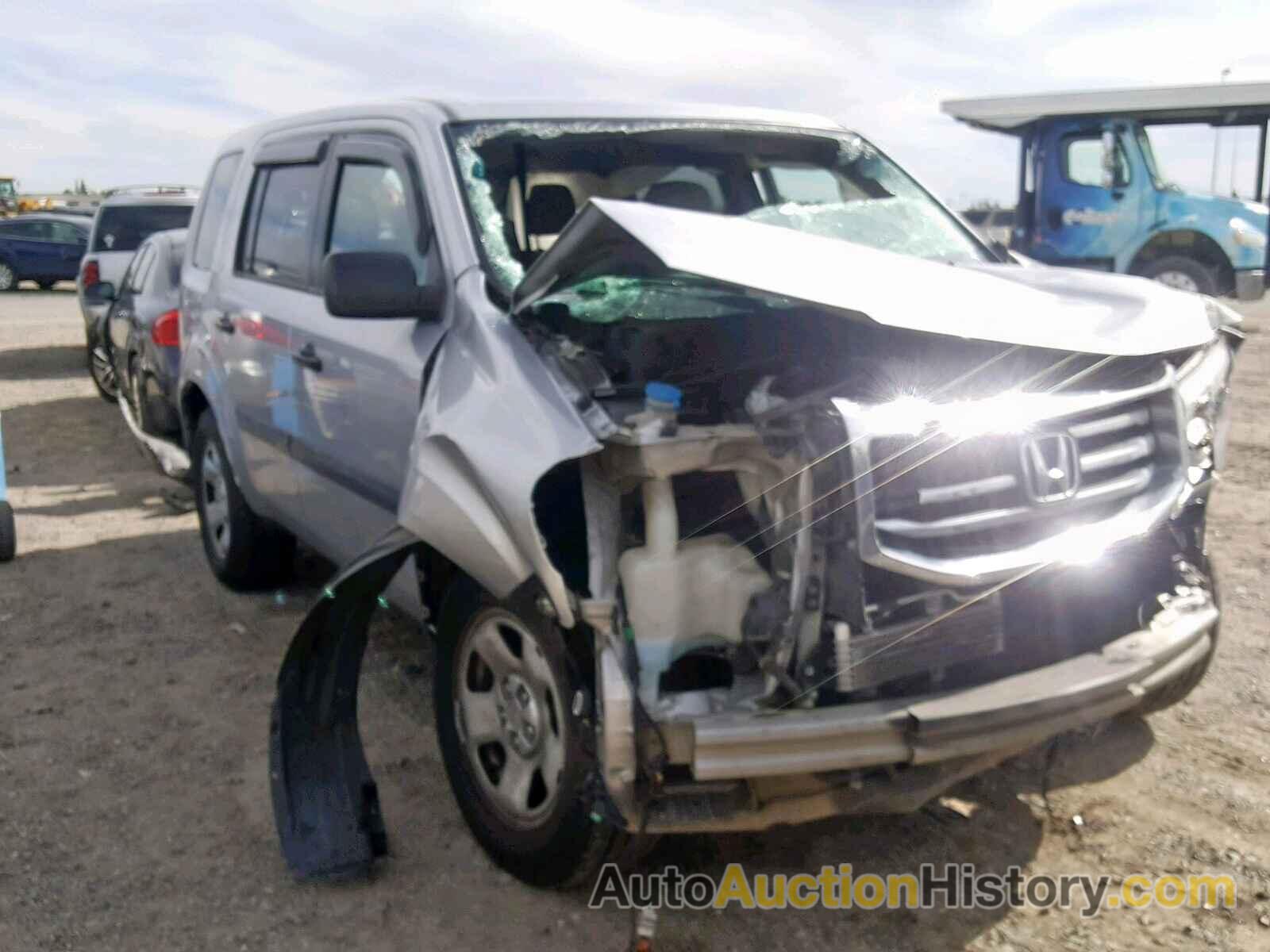 2014 HONDA PILOT LX, 5FNYF4H2XEB031179