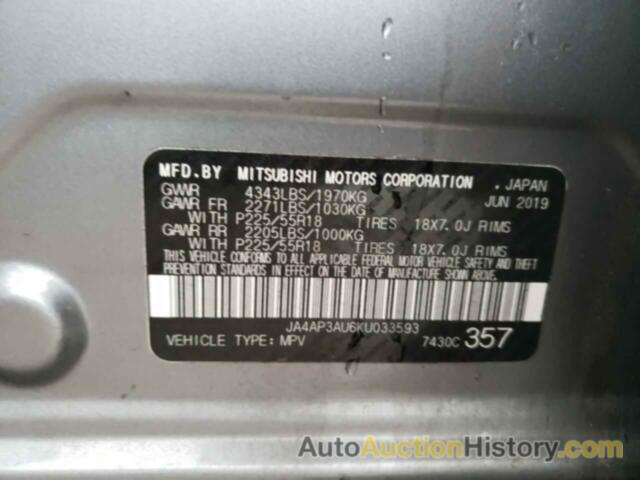 MITSUBISHI OUTLANDER ES, JA4AP3AU6KU033593