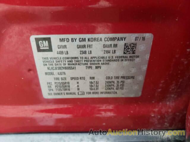 BUICK ENCORE PREFERRED, KL4CJESB2HB005541