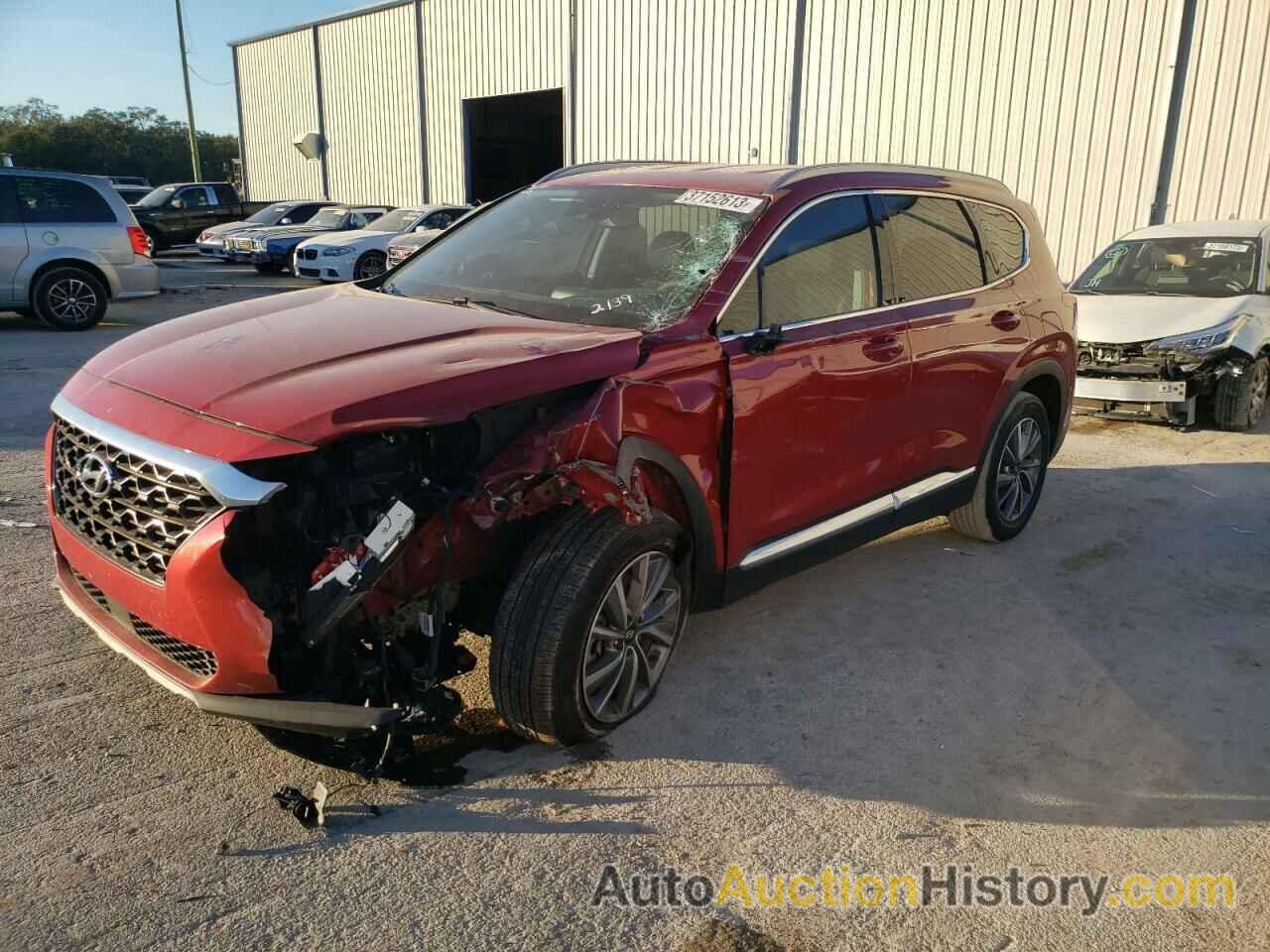 2019 HYUNDAI SANTA FE SEL, 5NMS33ADXKH022139