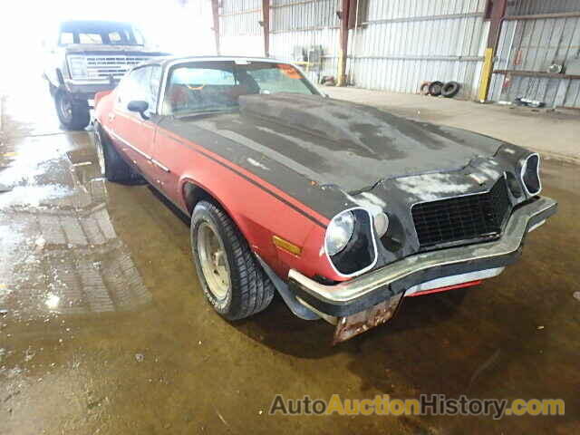 1977 CHEVROLET CAMARO, 1Q87U7L598743