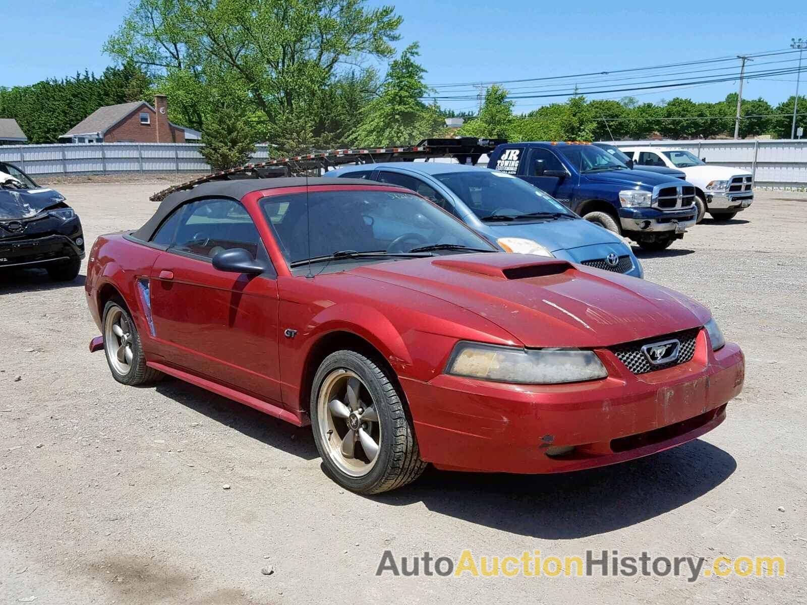 2003 FORD MUSTANG GT, 1FAFP45X43F350693