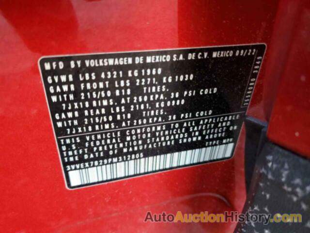 VOLKSWAGEN TAOS SE SE, 3VVEX7B29PM312805