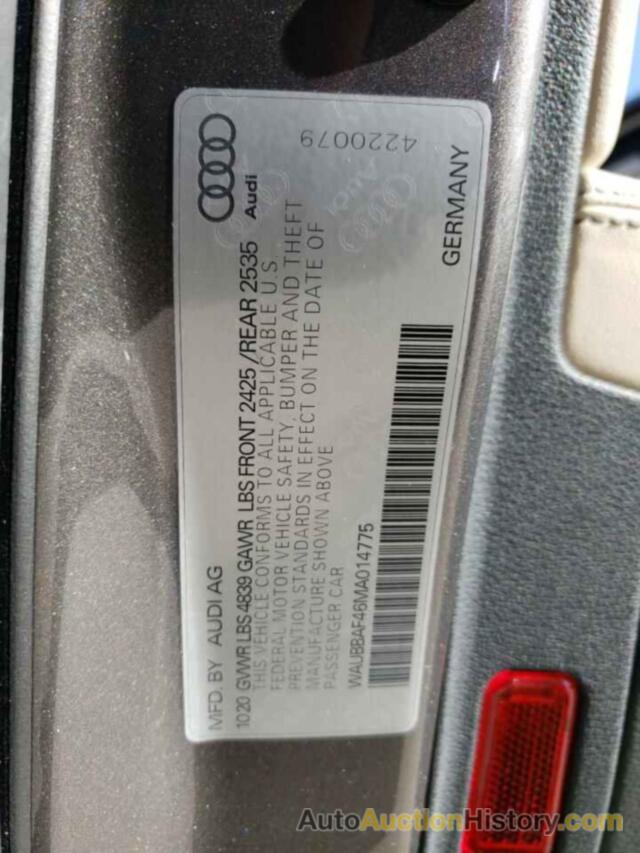 AUDI A4 PREMIUM PLUS 40, WAUBBAF46MA014775