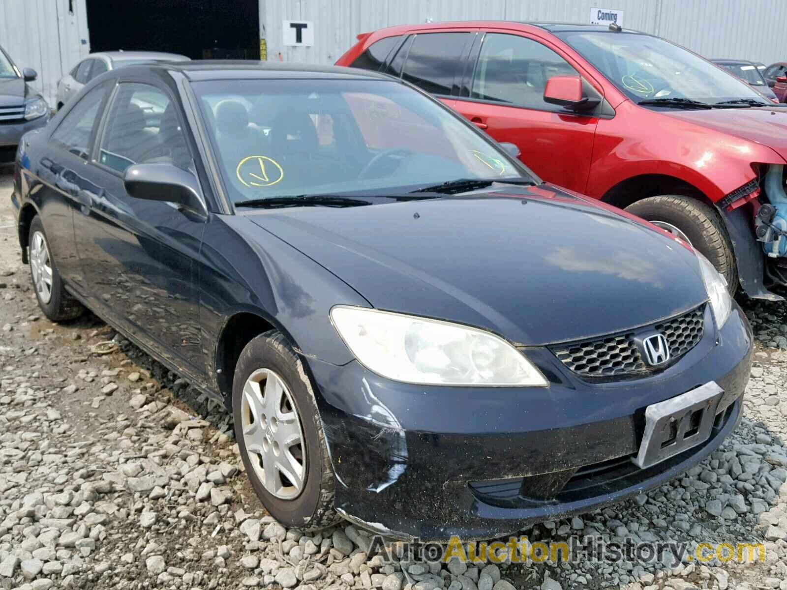 2005 HONDA CIVIC DX VP, 1HGEM22105L047368