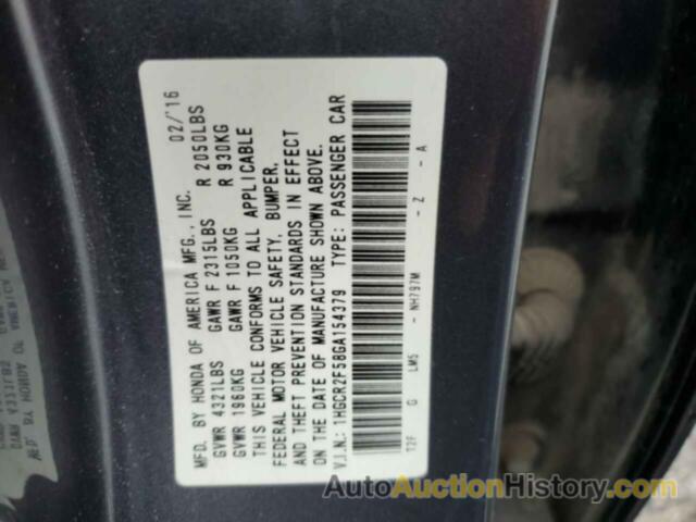 HONDA ACCORD SPORT, 1HGCR2F58GA154379