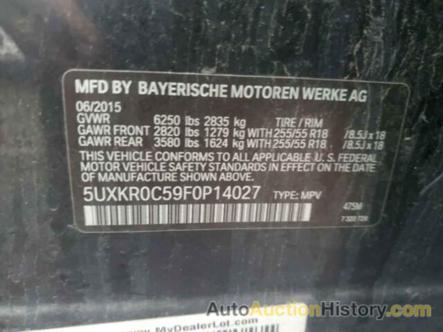 BMW X5 XDRIVE35I, 5UXKR0C59F0P14027