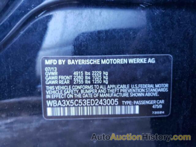 BMW 3 SERIES XIGT, WBA3X5C53ED243005