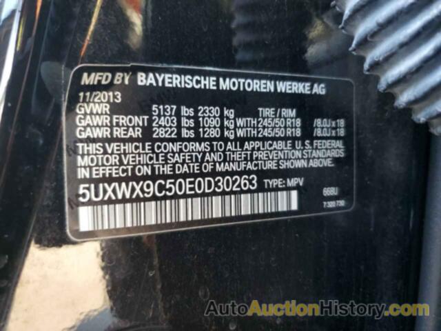 BMW X3 XDRIVE28I, 5UXWX9C50E0D30263