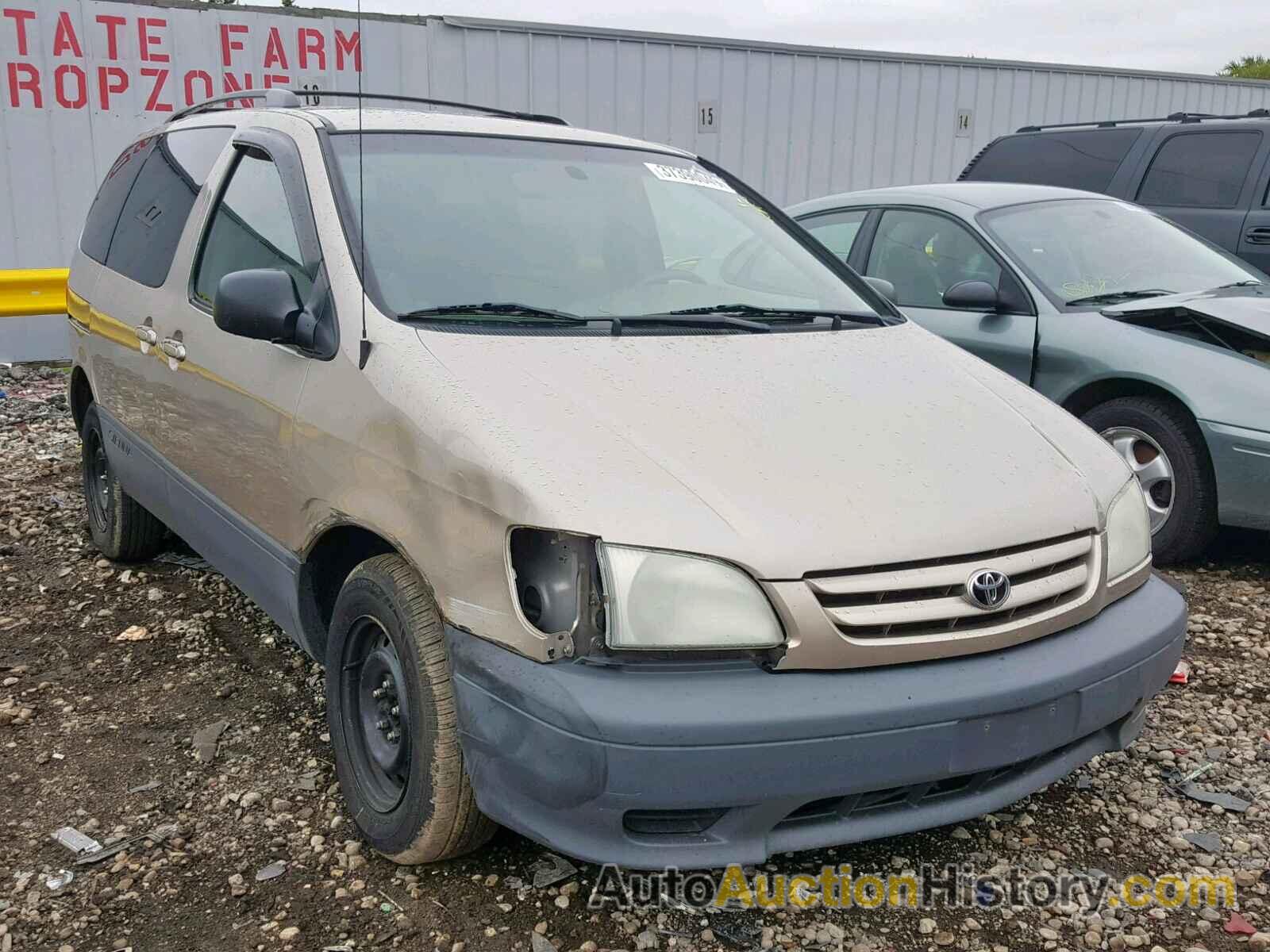 2003 TOYOTA SIENNA CE, 4T3ZF19C03U556186