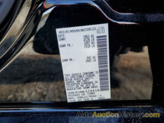 NISSAN ALTIMA SR, 1N4BL4CV4NN329458