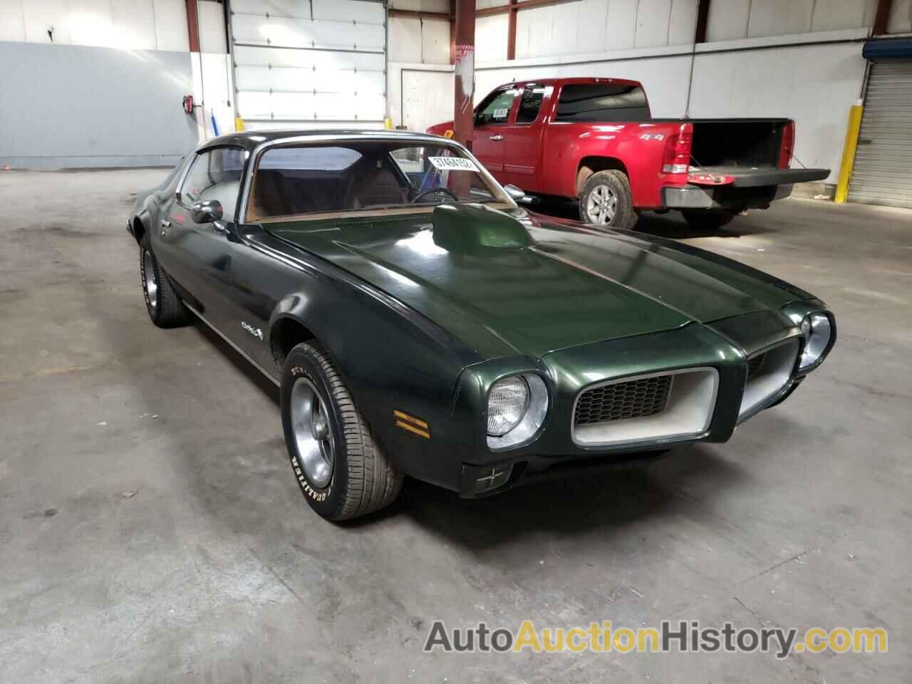 1972 PONTIAC FIREBIRD, 2S87M2N502644