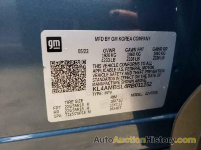 BUICK ENCORE PREFERRED, KL4AMBSL4RB011252