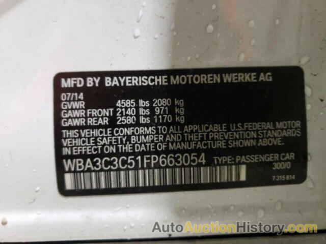 BMW 3 SERIES I XDRIVE, WBA3C3C51FP663054